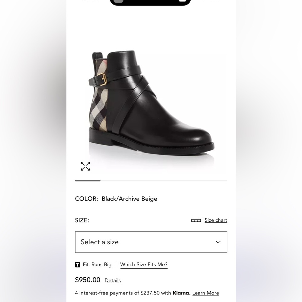 Burberry boots- 8.5. Excellent condition